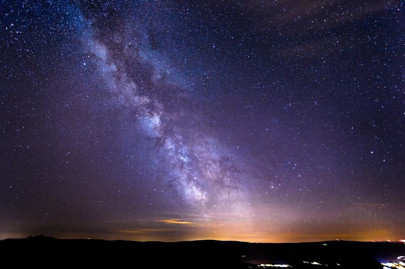 Stargazing in the mountains